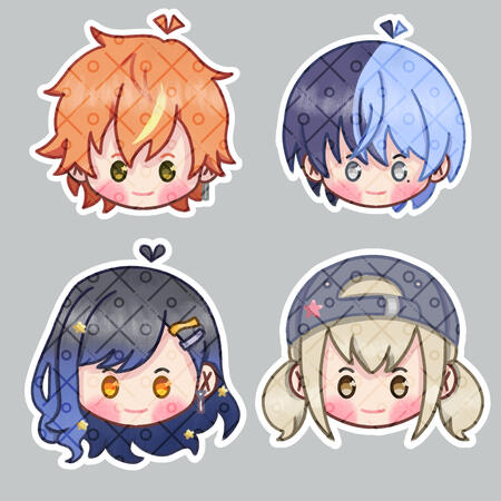 Vivid Bad Squad [Project Sekai] Sticker Chibis